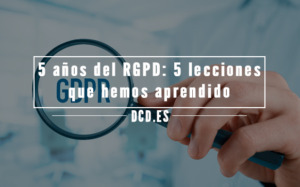 5 años del RGPD