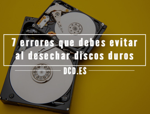 7 errores que debes evitar al desechar discos duros