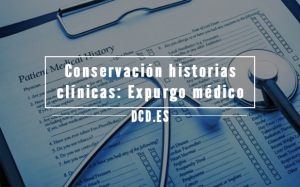 Conservación historias clínicas
