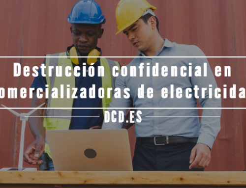 Destrucción confidencial en comercializadoras de electricidad