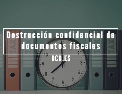 Destrucción confidencial de documentos fiscales