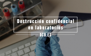 Destrucción confidencial en laboratorios