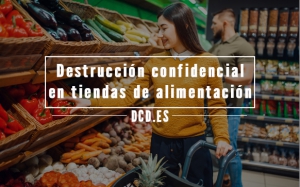 Destrucción confidencial en tiendas de alimentación