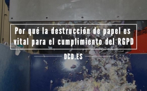 Destrucción Papel RGPD