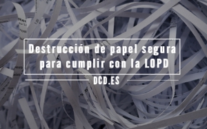 Destrucción de Papel
