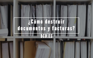 ¿Cómo puedo destruir documentos y facturas?