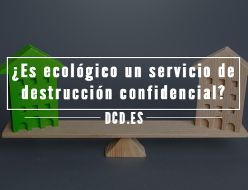¿Es ecológico usar un servicio de destrucción confidencial?