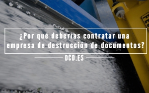 Empresa de destrucción de documentos
