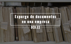 Expurgo de documentos en una empresa