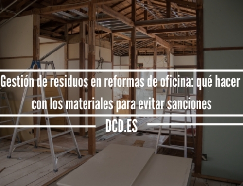 Gestión de residuos en reformas de oficina: qué hacer con madera, pladur, moqueta y otros materiales para evitar sanciones