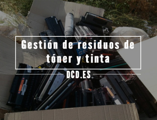 Gestión de residuos de tóner y tinta de impresoras
