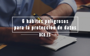 hábitos que pueden perjudicar la seguridad de los datos