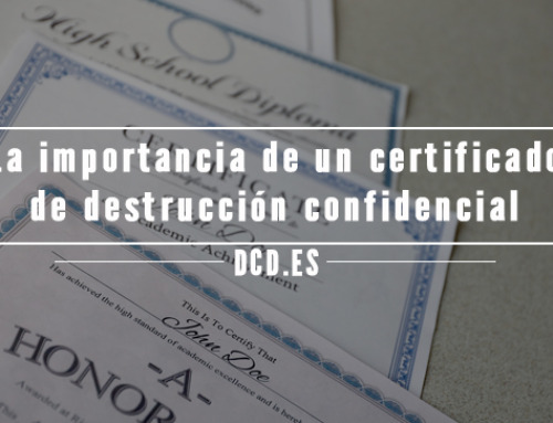 La importancia de un certificado de destrucción confidencial