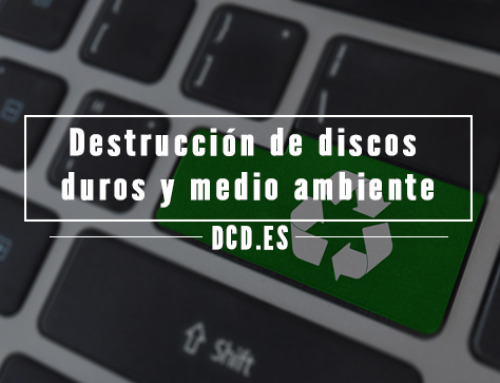 Cómo la destrucción segura de discos duros ayuda a la sostenibilidad