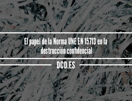 El papel de la Norma UNE EN 15713​ en la destrucción confidencial