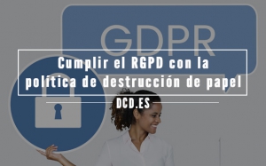 Política de destrucción de papel