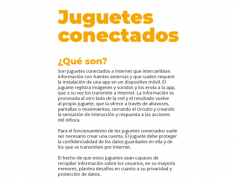 Juguetes conectados y protección de datos