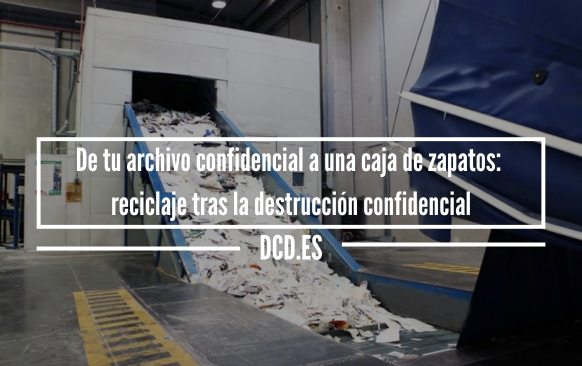reciclaje tras la destrucción confidencial