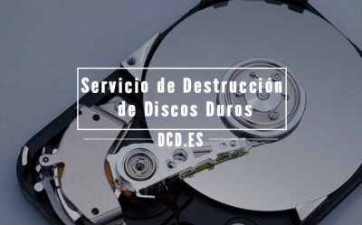 Servicio de destrucción de discos duros