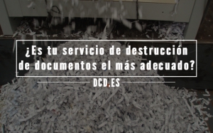 Servicio de destrucción de documentos