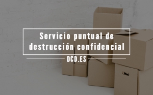 Servicio puntual de destrucción confidencial de información