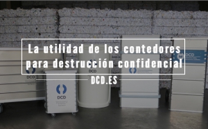 contenedores para destrucción confidencial